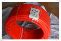 50m Per Roll Round Pu Extruded Belt Diameter 10 Mm - 16 Mm Orange