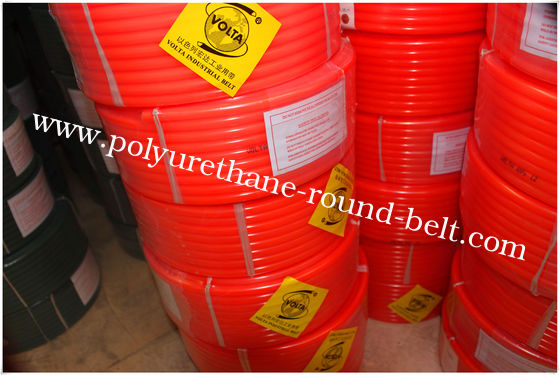 Polyurethane Round Belt 0.3kg-31.3kg Tensile Rough Surface